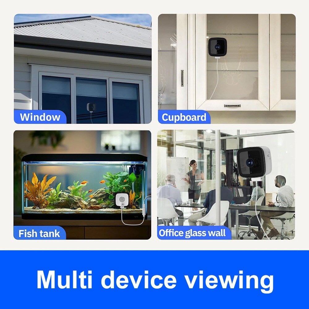 WiFi Smart Home Security Camera, 1080P 2MP, Night Vision, Motion Detection, Remote View Indoor Surveillance Camera for Home Pet Baby Monitoring