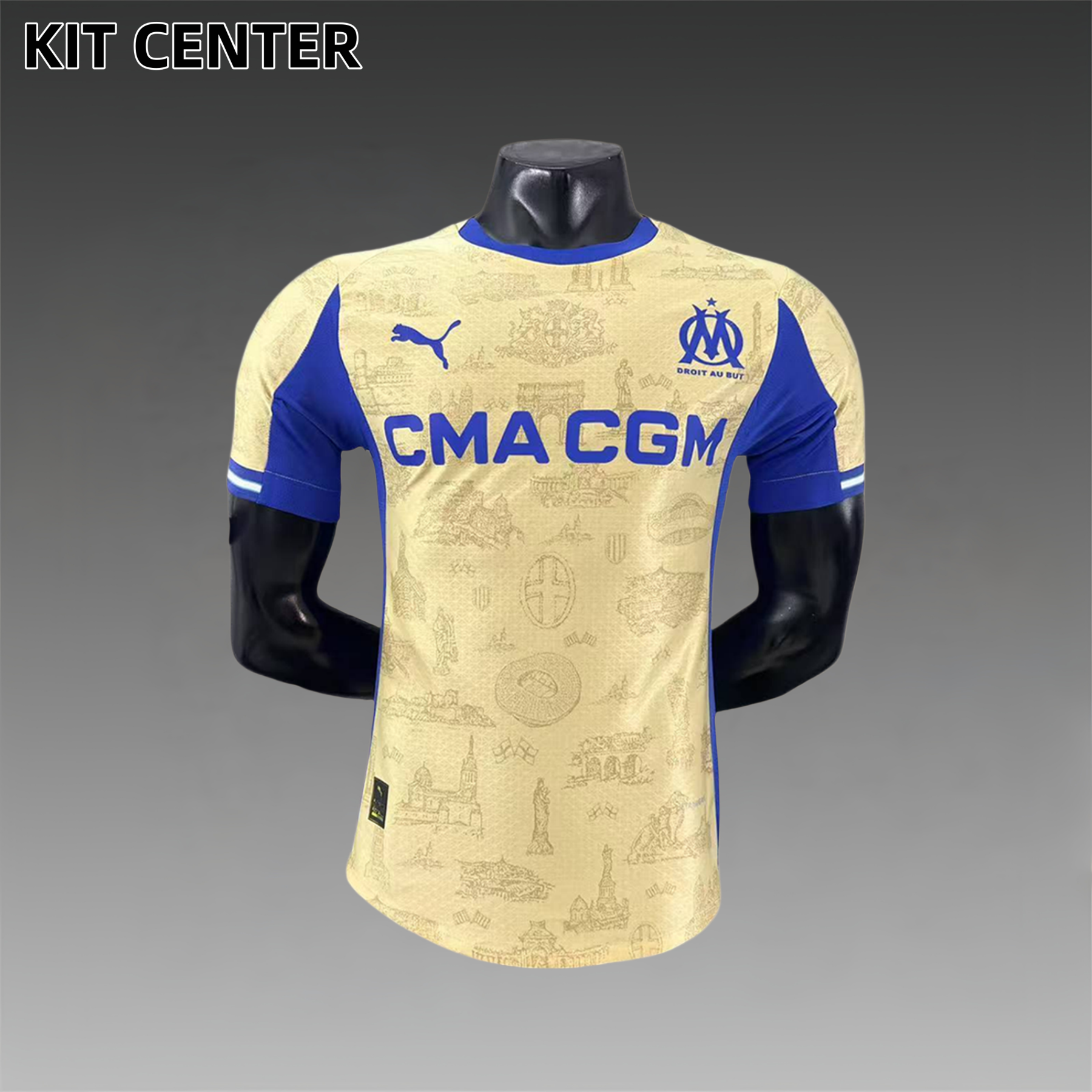 2025/2026 Marseille Third Football Shirt (Player Edition)