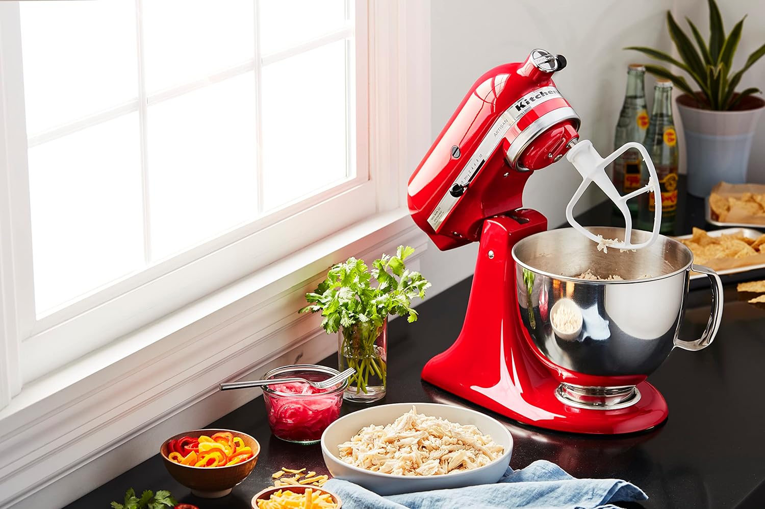 KitchenAid Artisan Series 5-Quart Tilt-Head Stand Mixer - KSM150PS, Milkshake