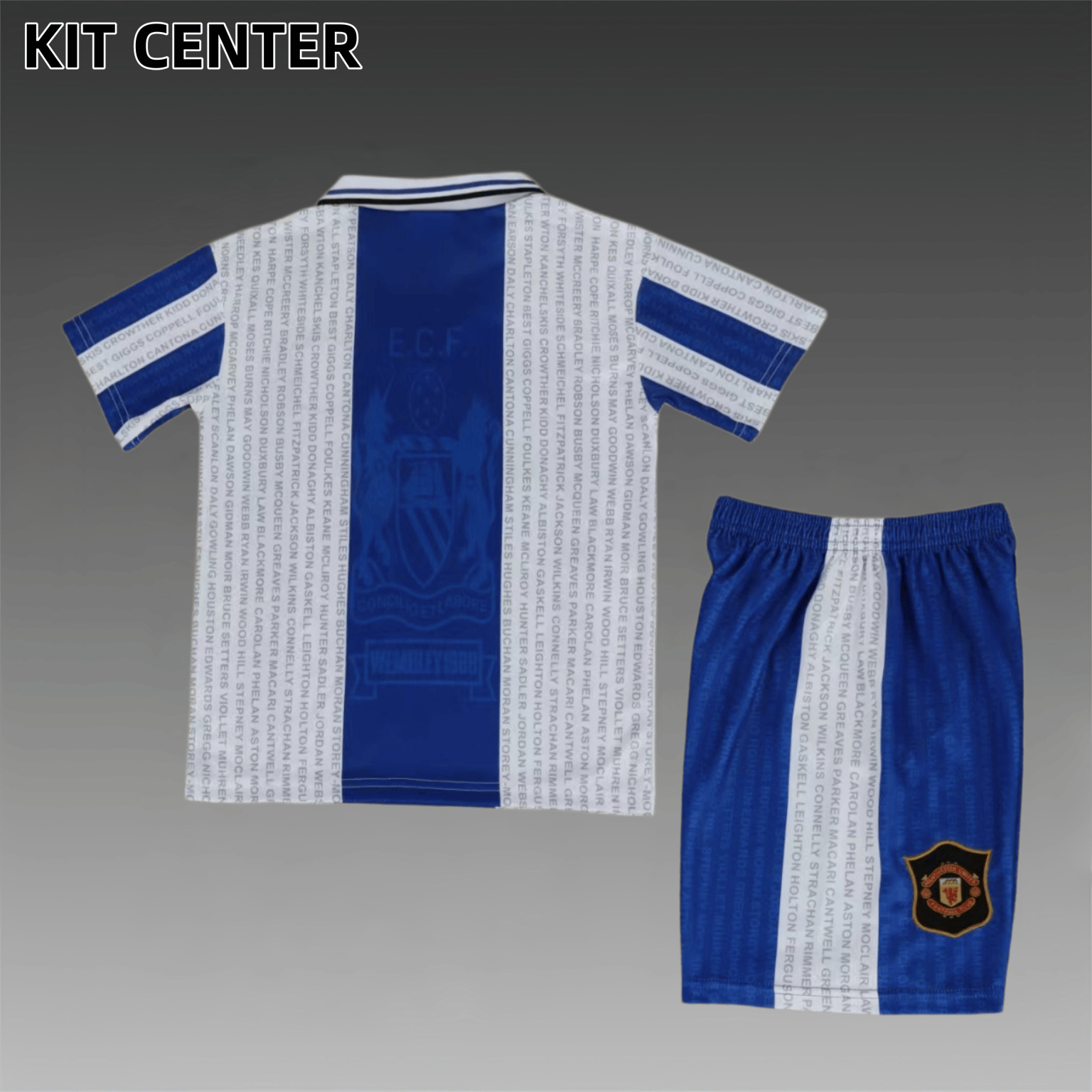 94/96 Manchester United Third Away  Retro Football Shirt ( Kids Kit )