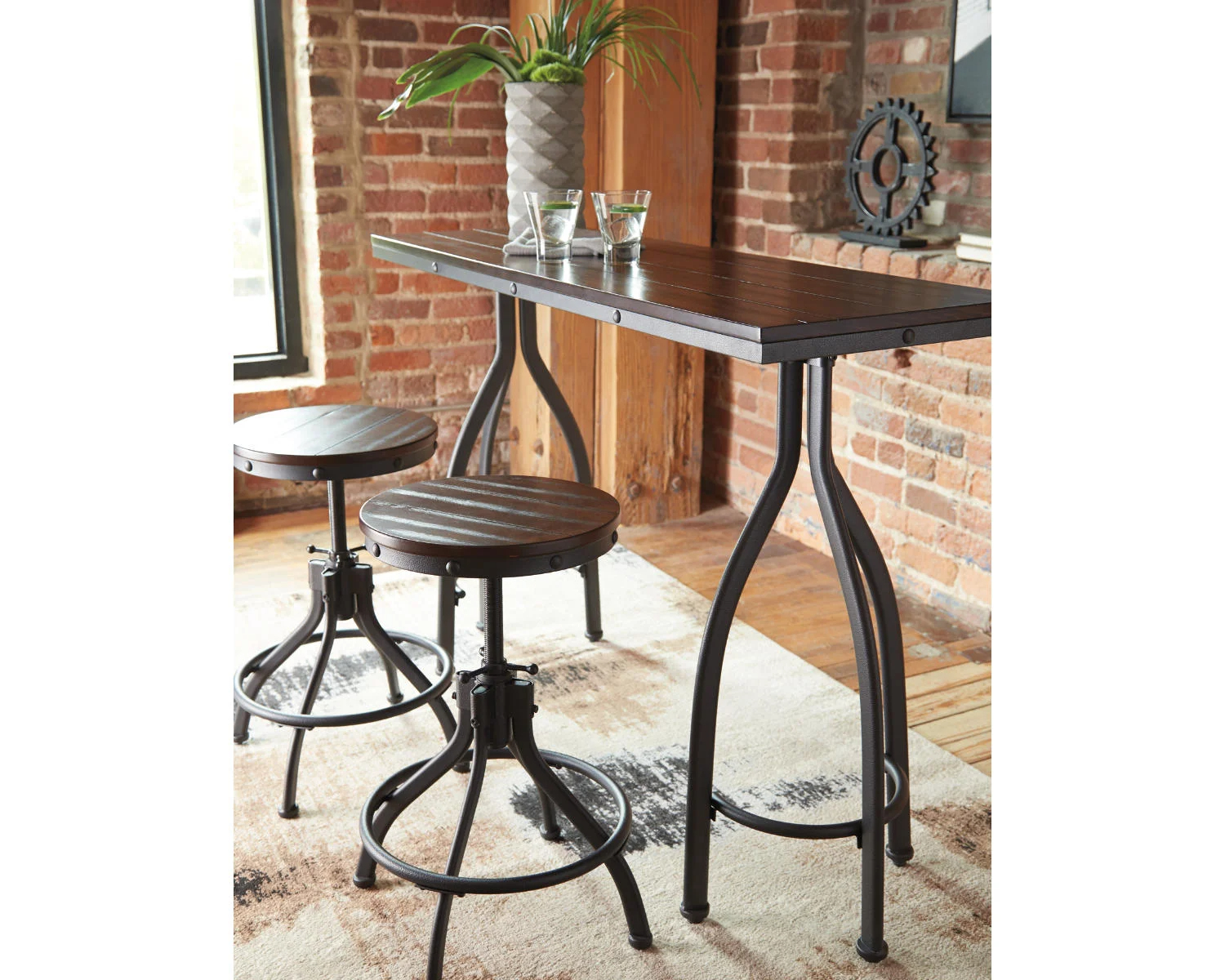 Keaka 2 - Person Counter Height Dining Set