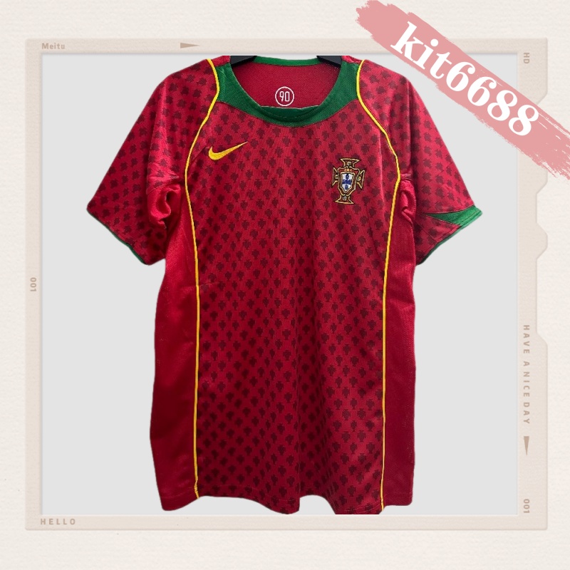 2004 Portugal Home Retro Football Shirt
