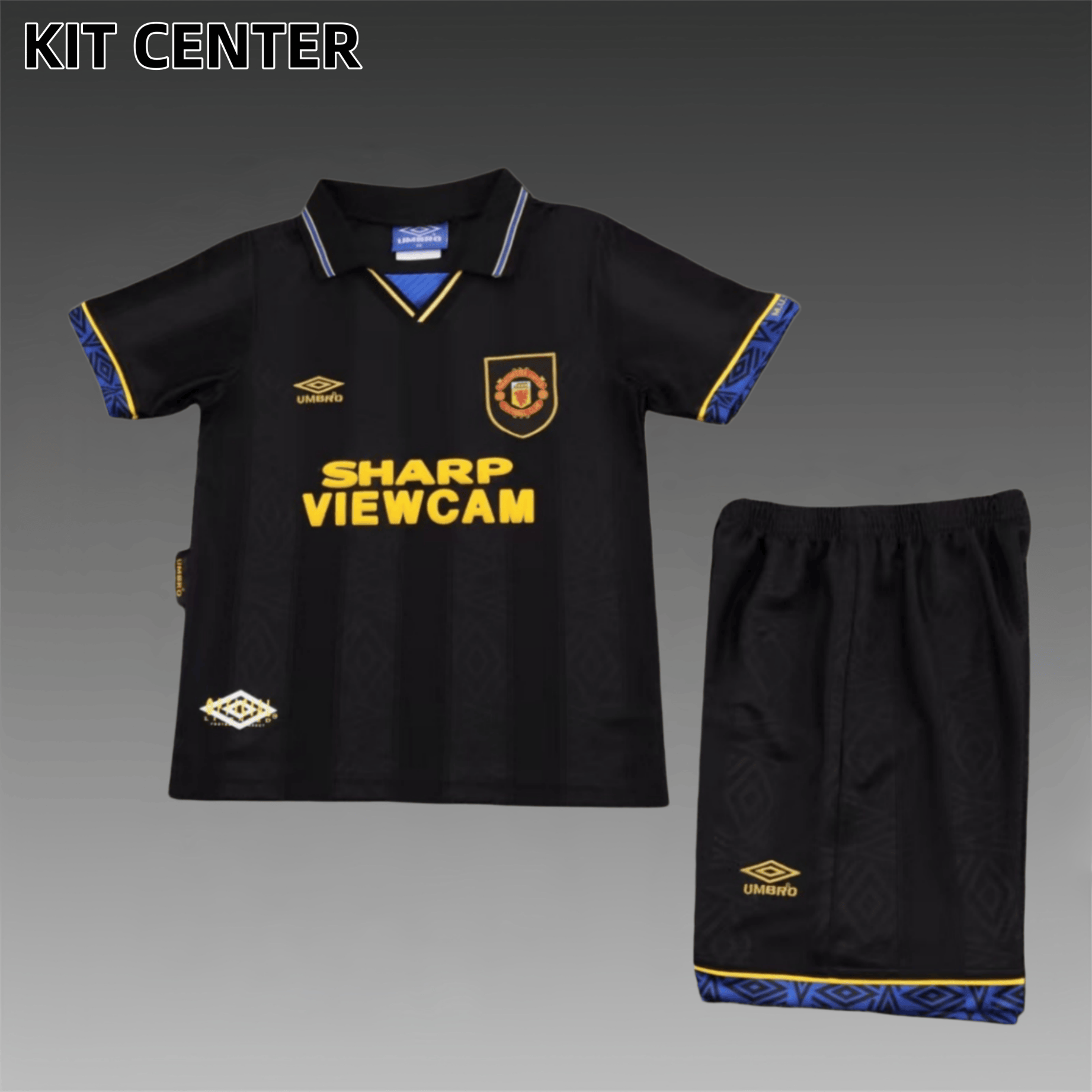 92/94 Manchester United Away Retro Football Shirt ( Kids Kit )