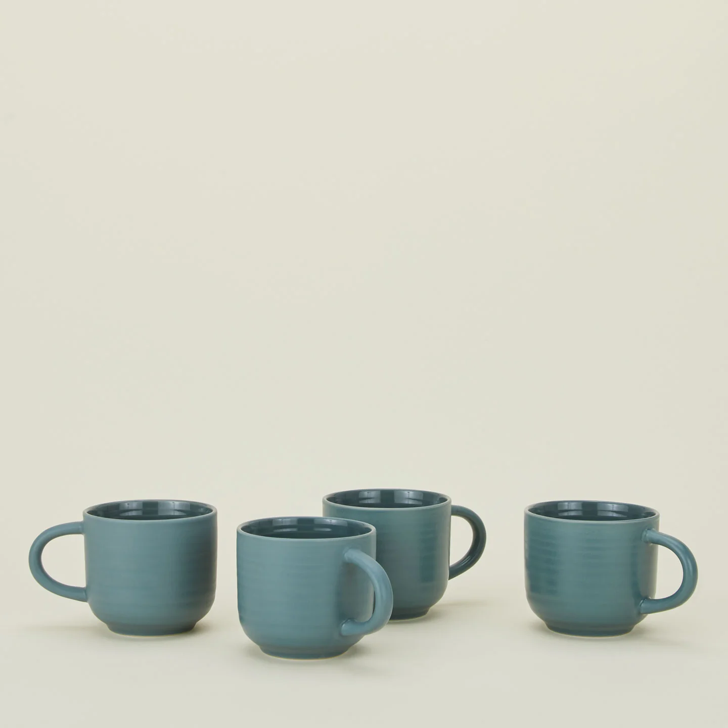 Essential Mug, Set of 4 - Peacock