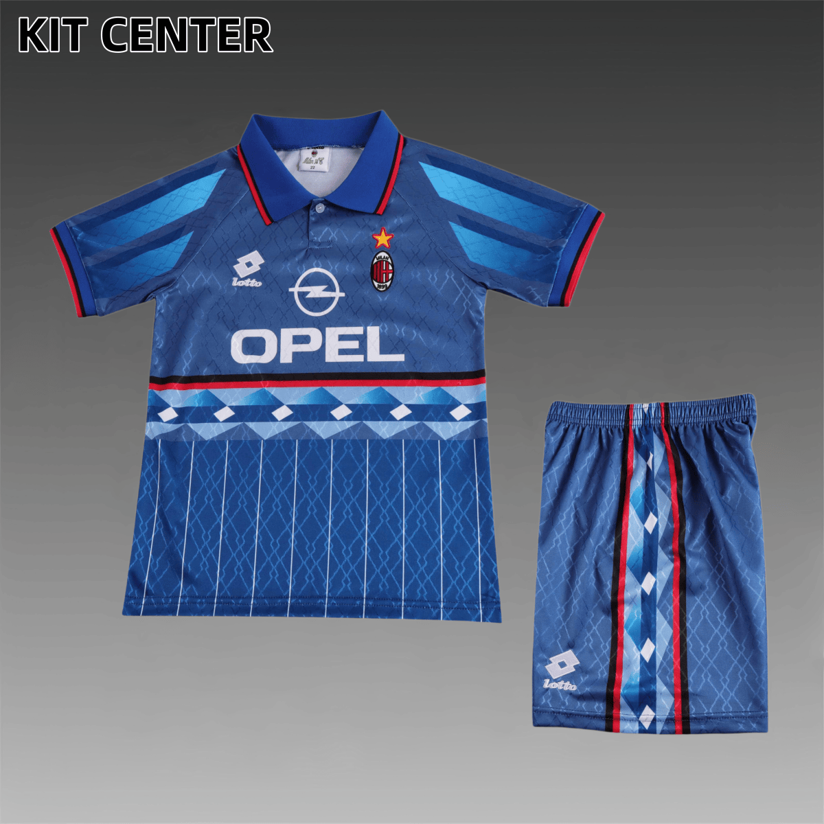 1995/1996 AC Milan Away Retro Football Jersey (Kids Kit)