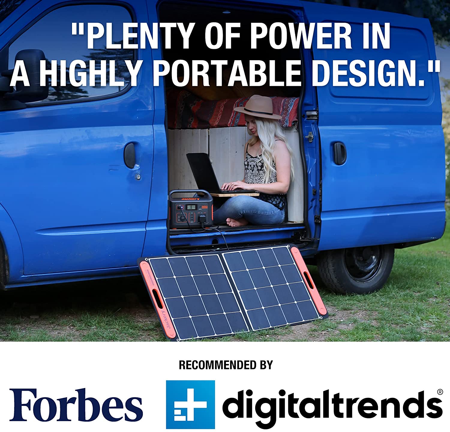 Generator 500,518WH power station with 100W solar panels