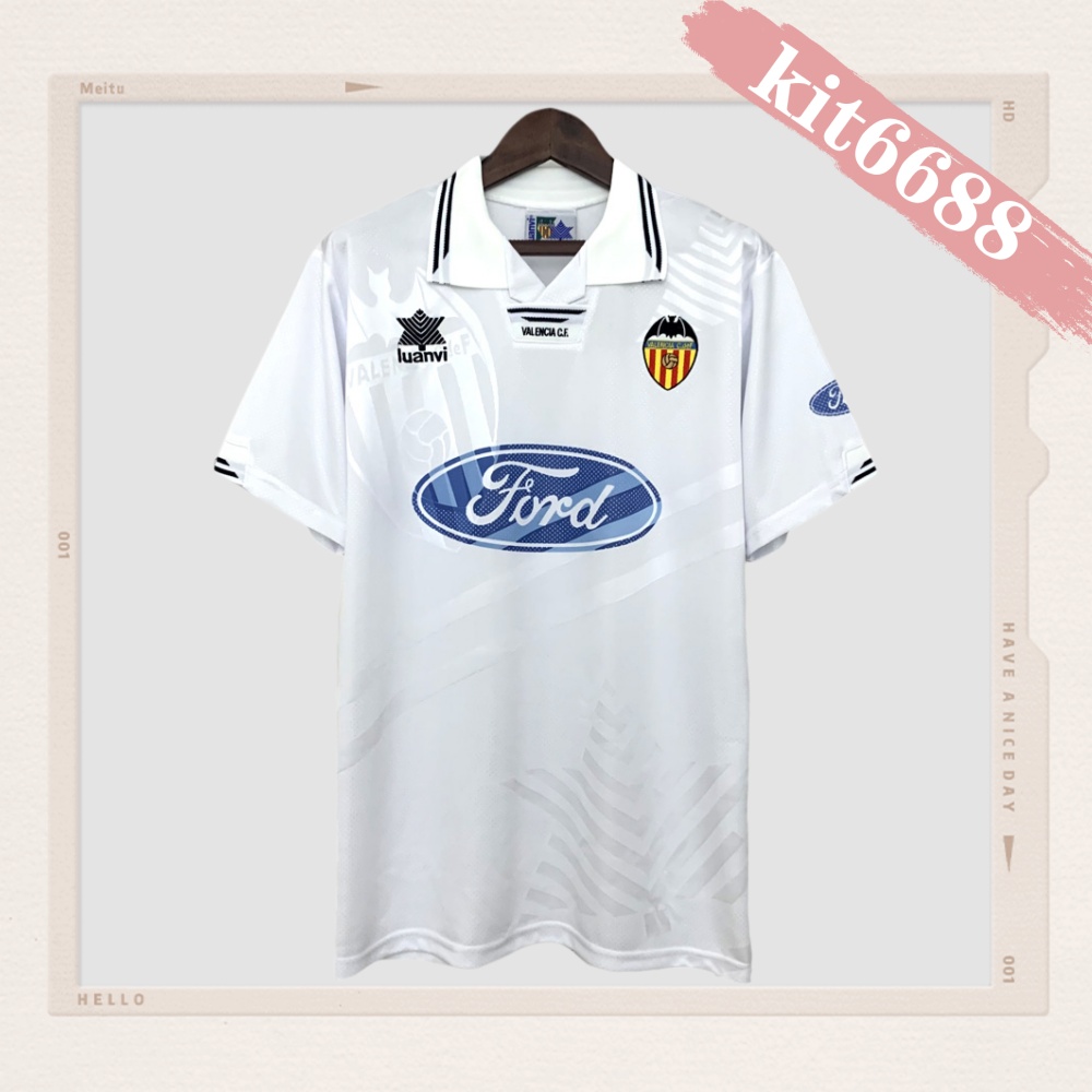1999/2000 Valencia Home Retro Football Shirt