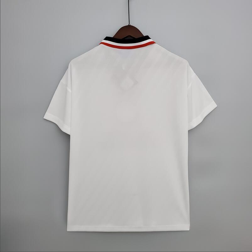 96/97 Manchester United Away retro football jersey