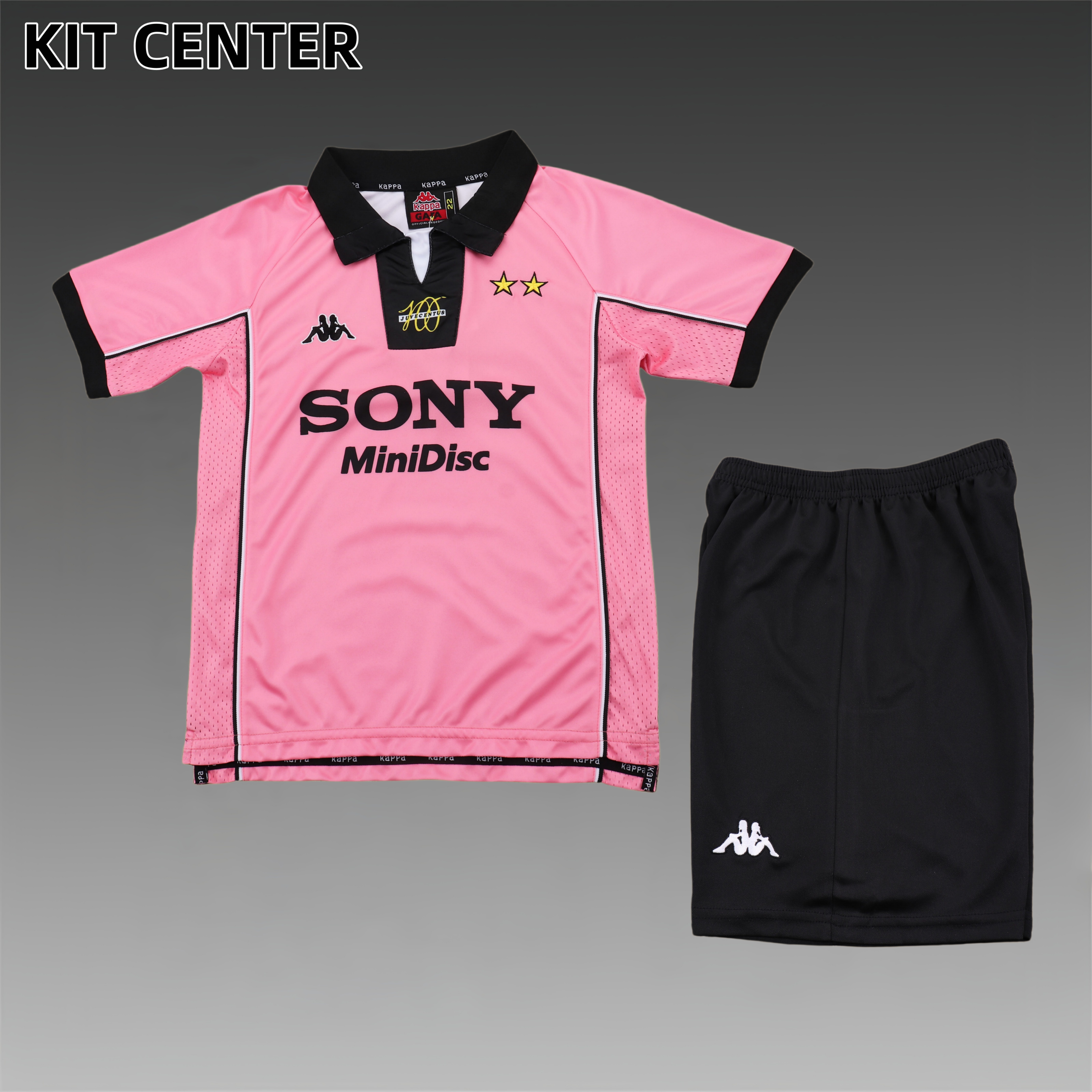 1997/1998 Juventus Away Retro Football Shirt Kids Kit