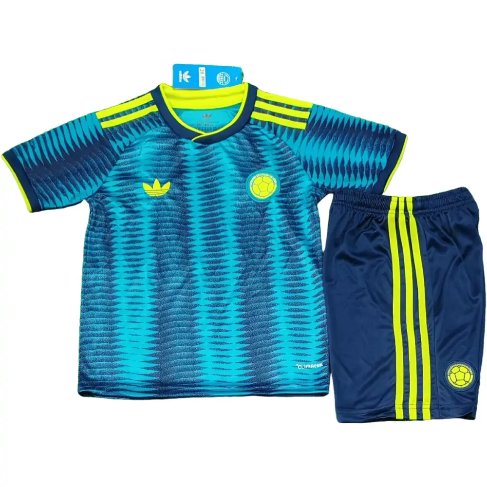 2026 World Cup Colombia Away Jersey Children's Set - Fans Edition