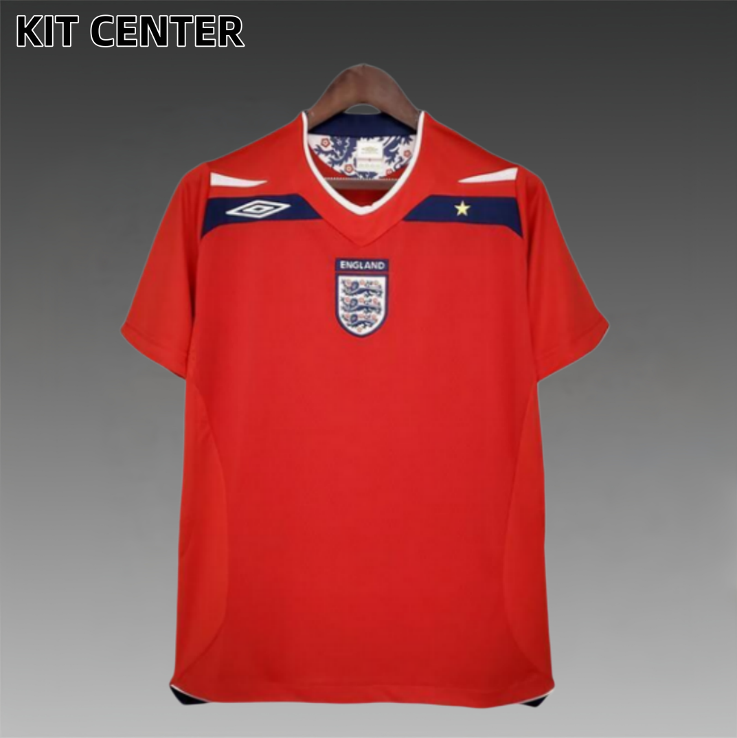 08/10 England away Retro Football Soccer jerseys