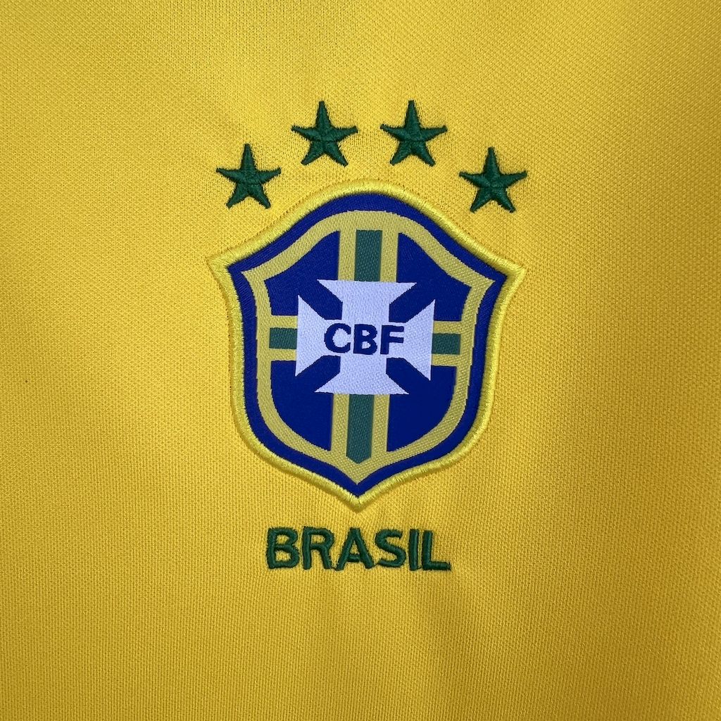 1997 Brazil Home Retro Football Shirt