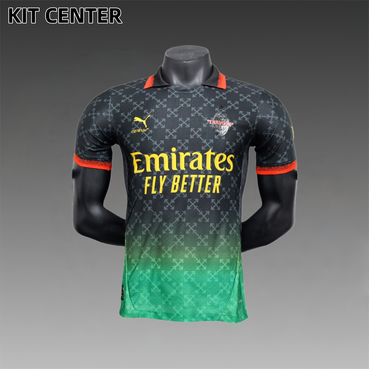 2025/2026 AC Milan Third Away Special Edition Black Football Shirt (Player Edition)