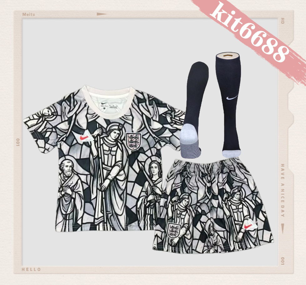 2026 England Special Edition Football Shirt （Kids Kit socks)