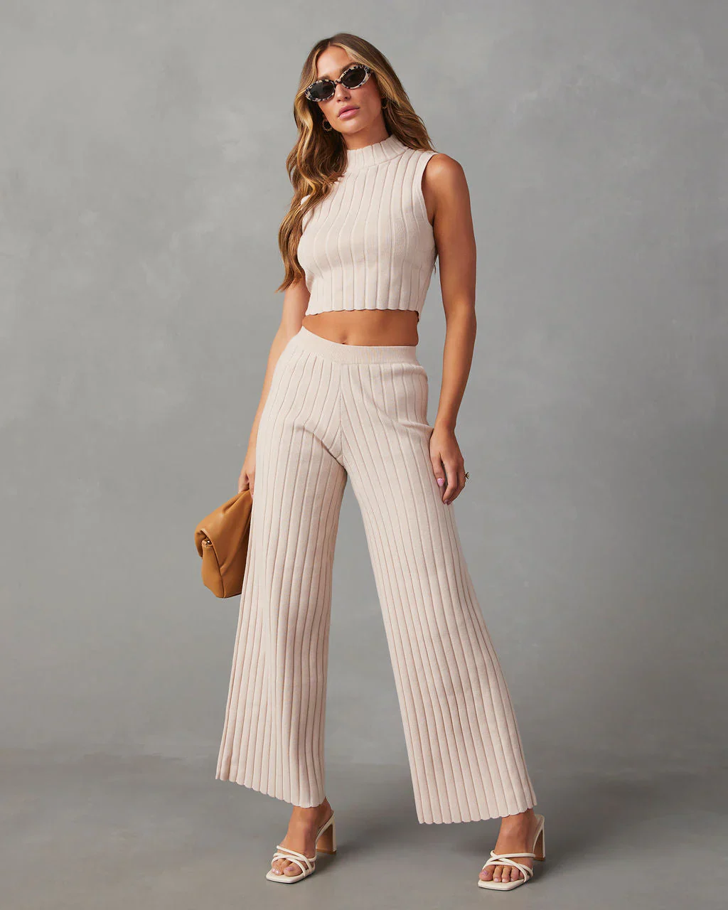 Madelaine Crew Neck Sleeveless Top