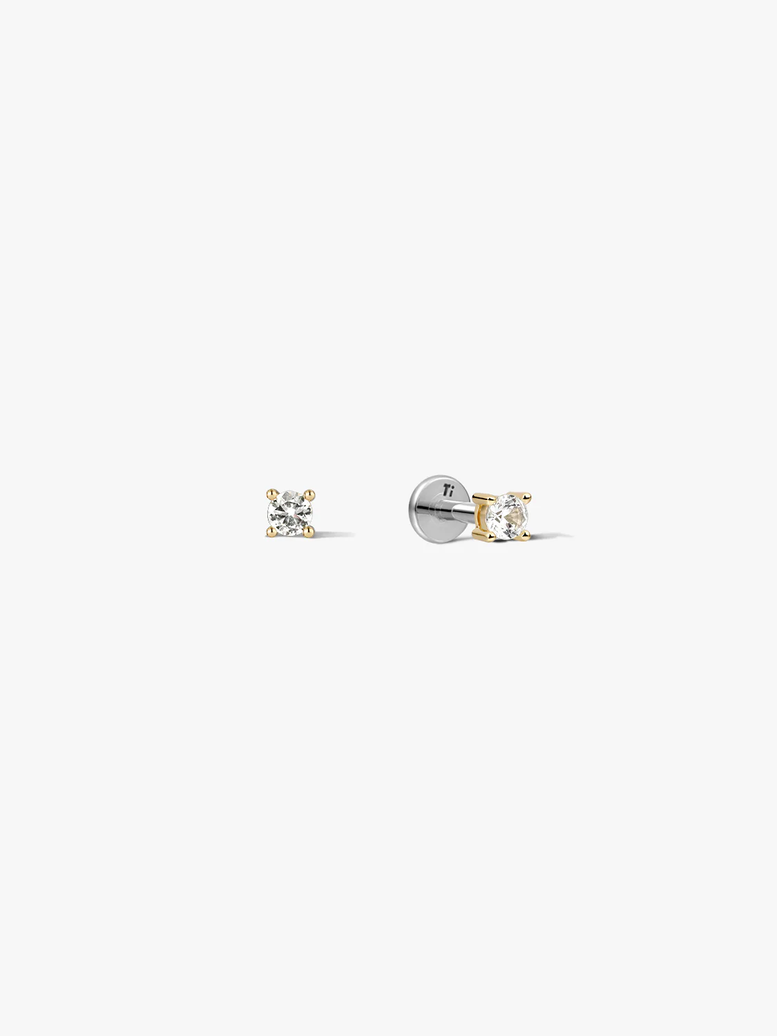 Mini Sapphire Flat Back Studs