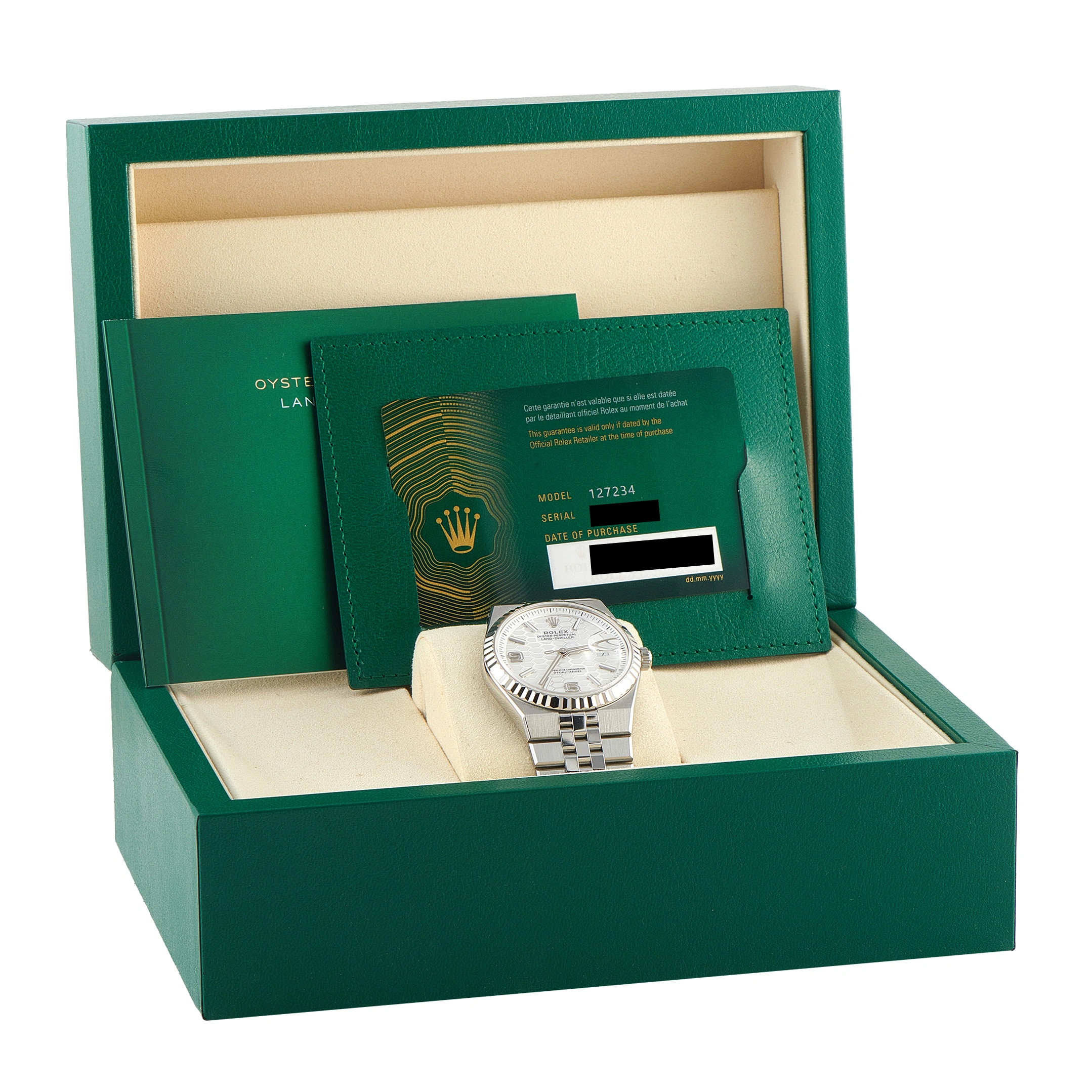 RolexLand-Dweller 36 Steel Flat Jubilee Watch 127234