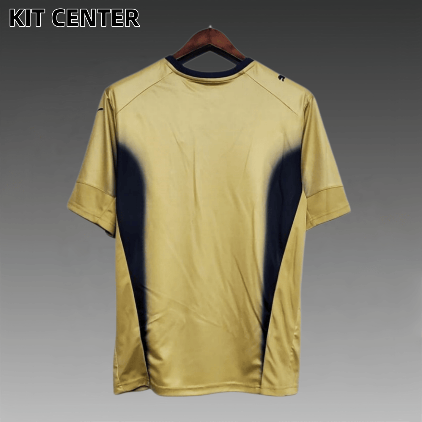 2006 Italy Golden Retro Football Shirt