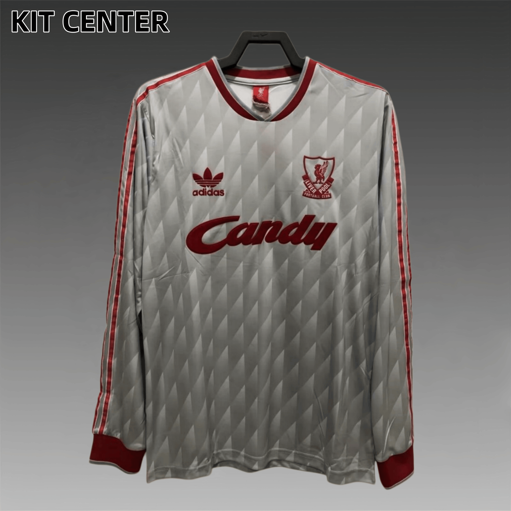 89/91 Liverpool Away Retro long sleeves Football Shirt