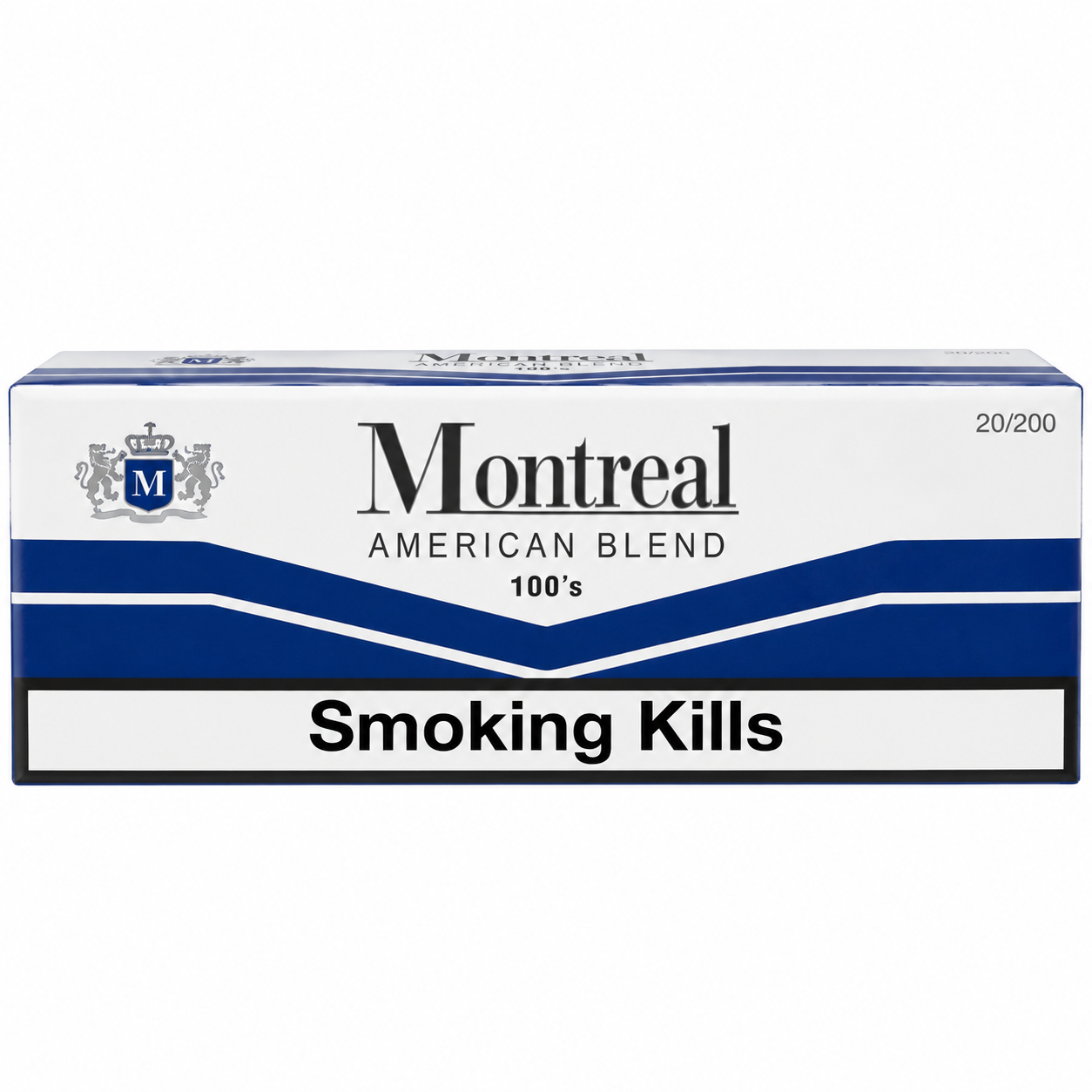Montreal Blue AMERICAN BLEND 100's Cigarettes