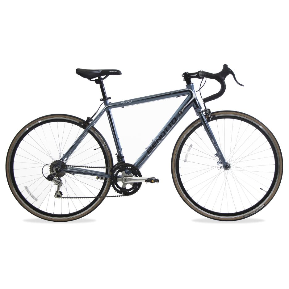 Benotto Ruta 570 Road Bike 700c Wheels Silver 54cm (5'6-5'10)