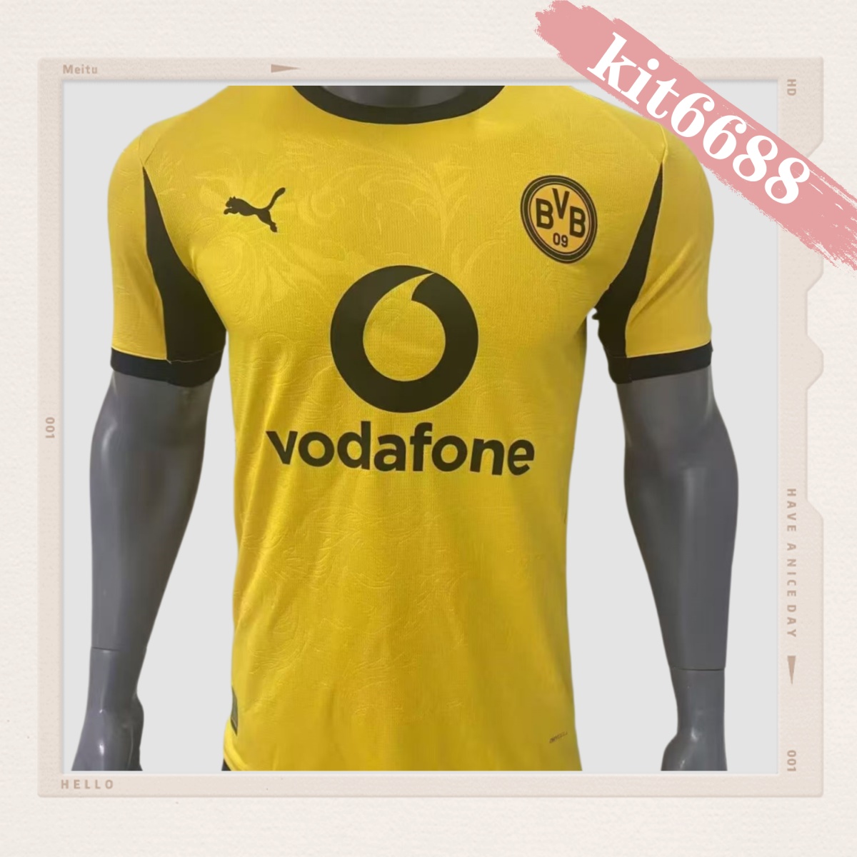 2025/2026 Dortmund Davis Cup Football Shirt (Player Edition)