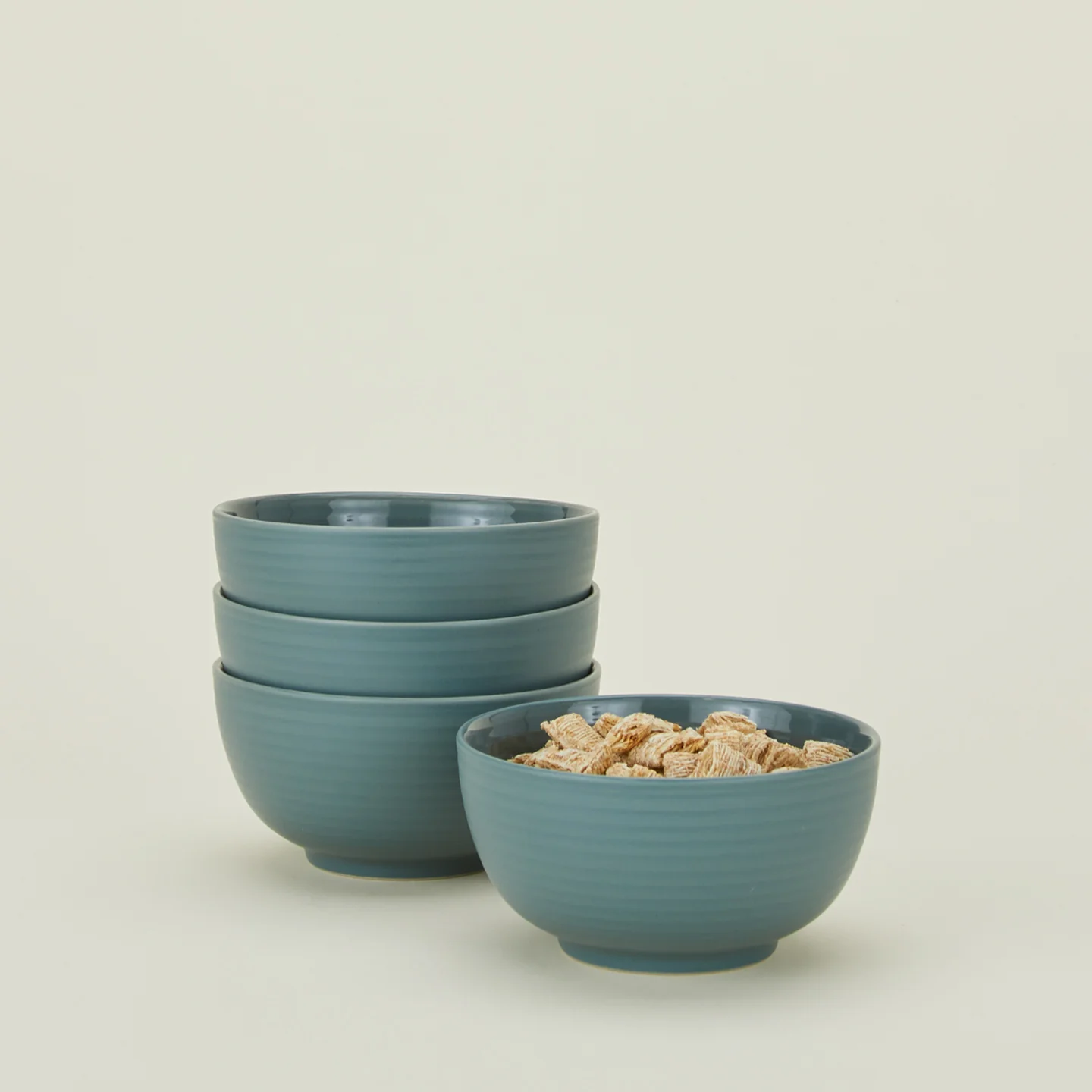Essential Large Bowl, Set of 4 - Peacock