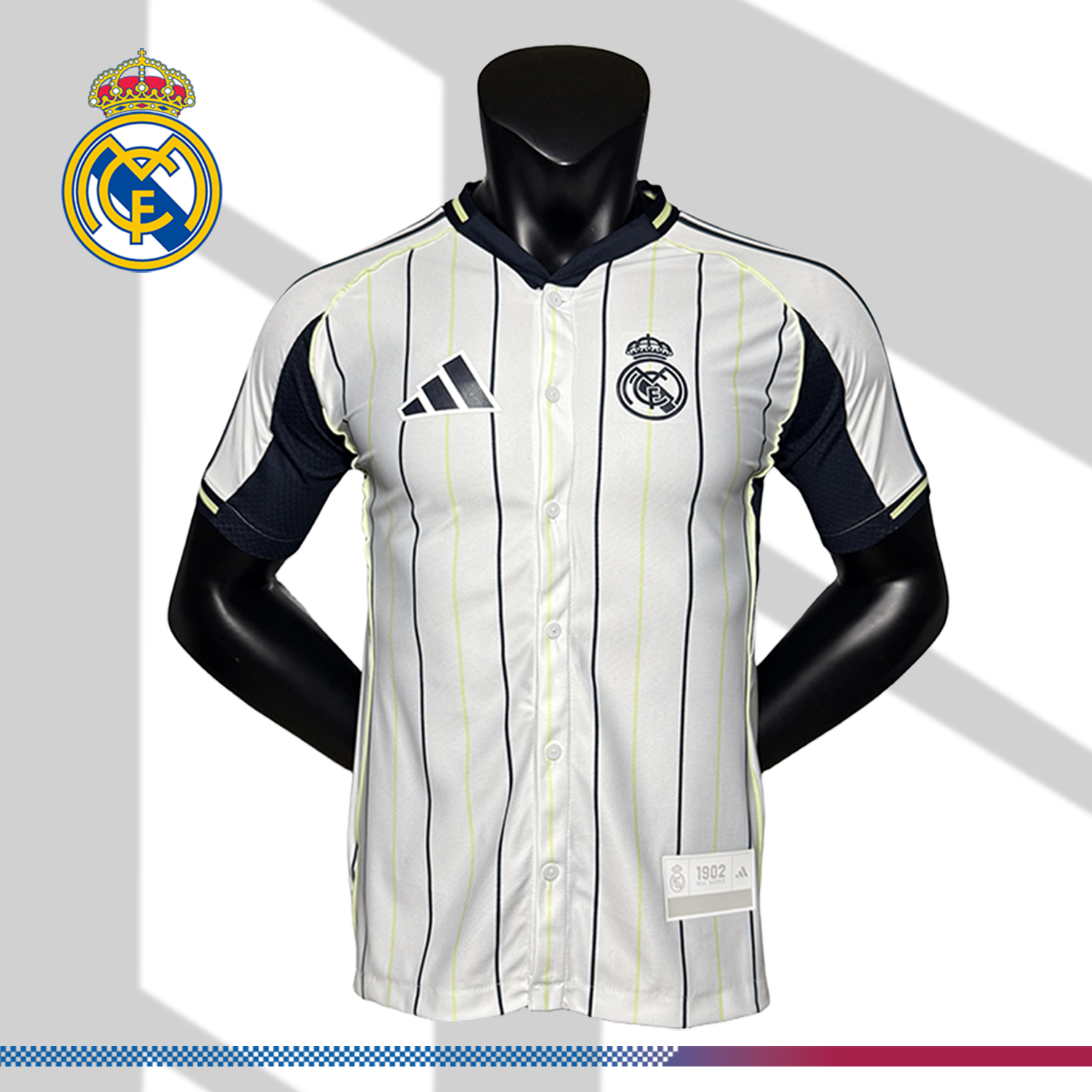 2025/2026 Real Madrid Casual Baseball Style Sports Shirt (Player ）