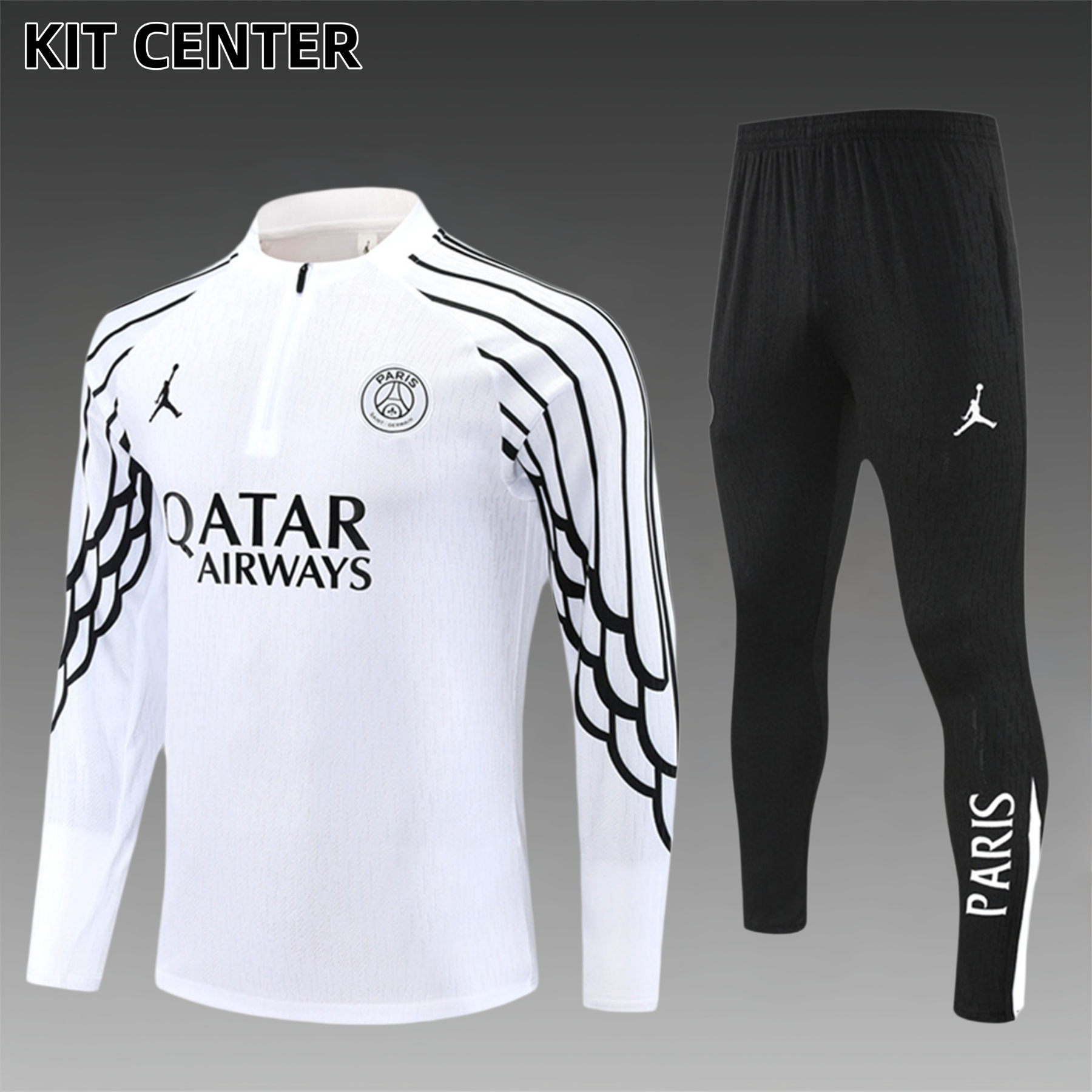 2025/2026 Paris Saint-Germain Half-Zip Tracksuit (Adult Kit)