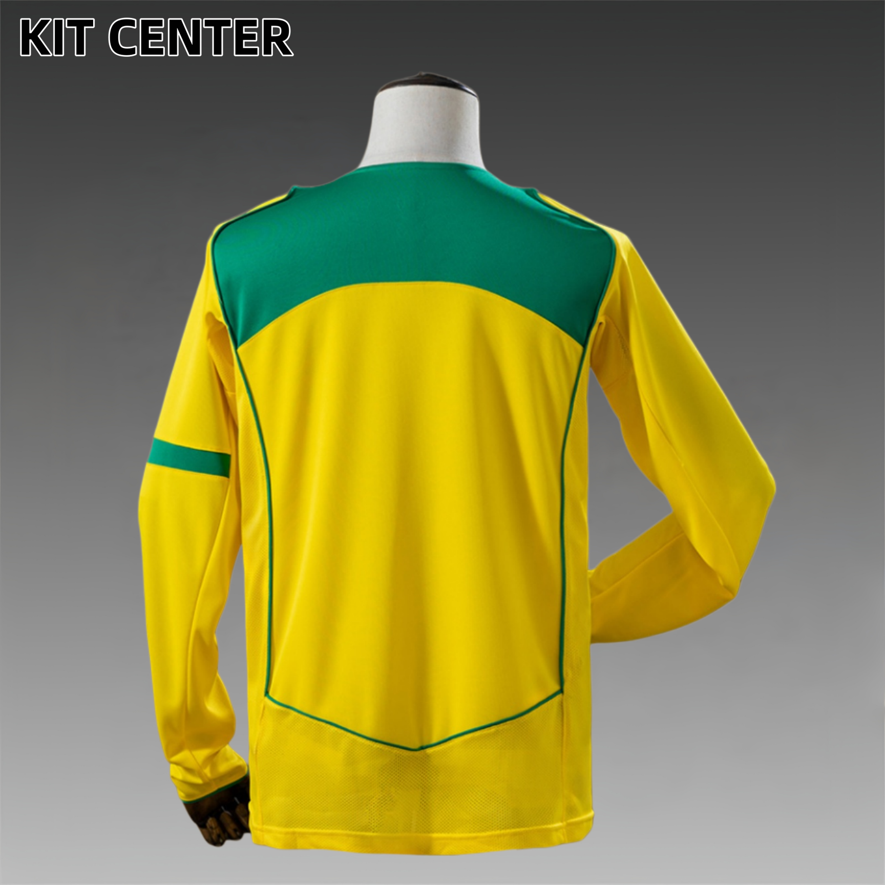 2004 Brazil home Long Sleeve Retro Football Shirt