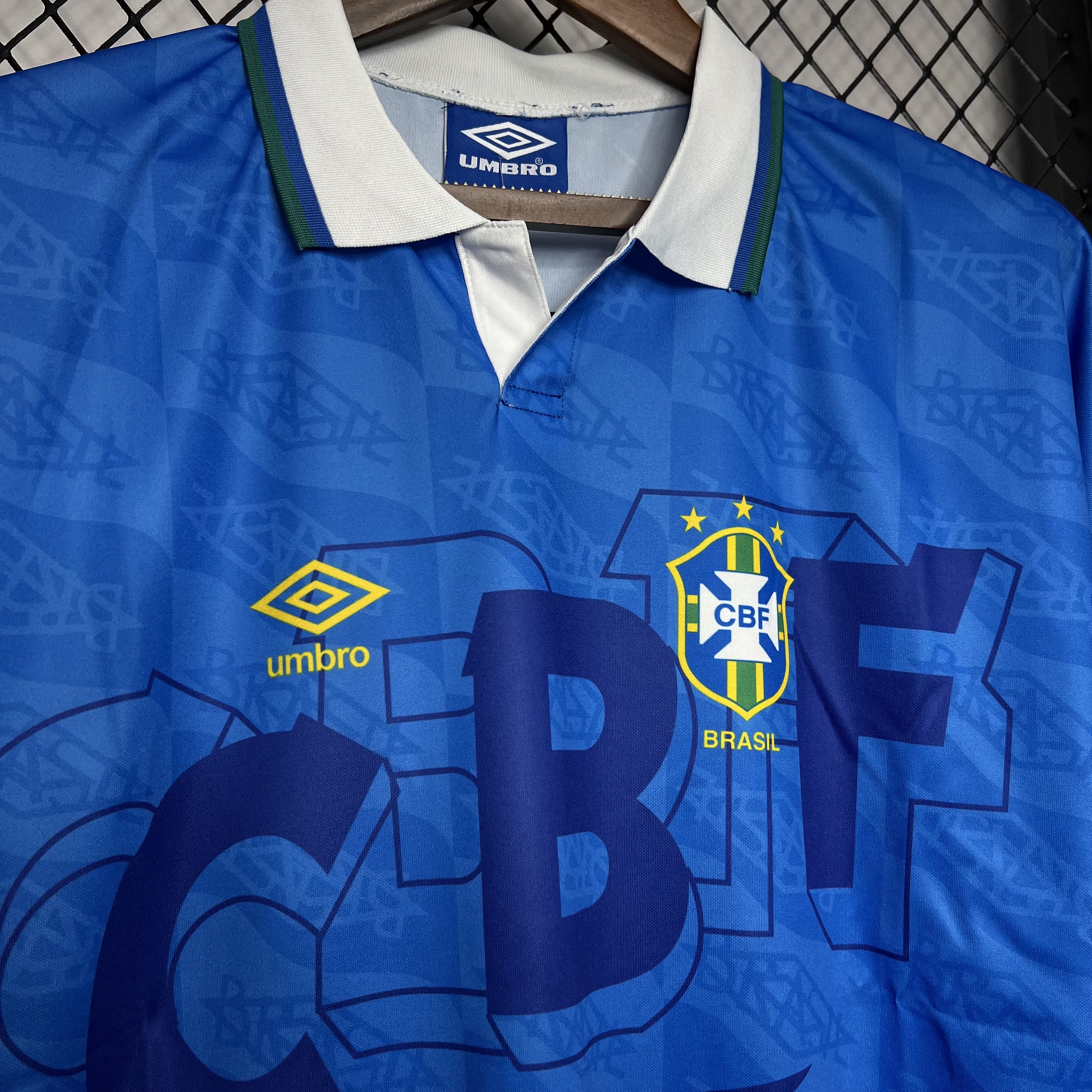 1991/1993 Brazil Away Retro Football Shirt