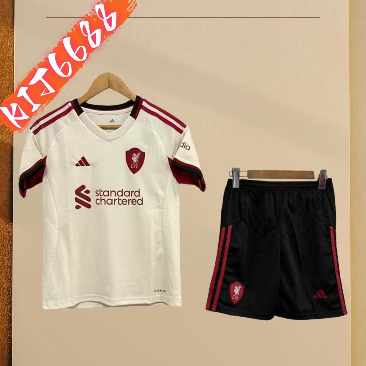 2025/2026 Liverpool Away Football Shirt (Kids Kit socks)