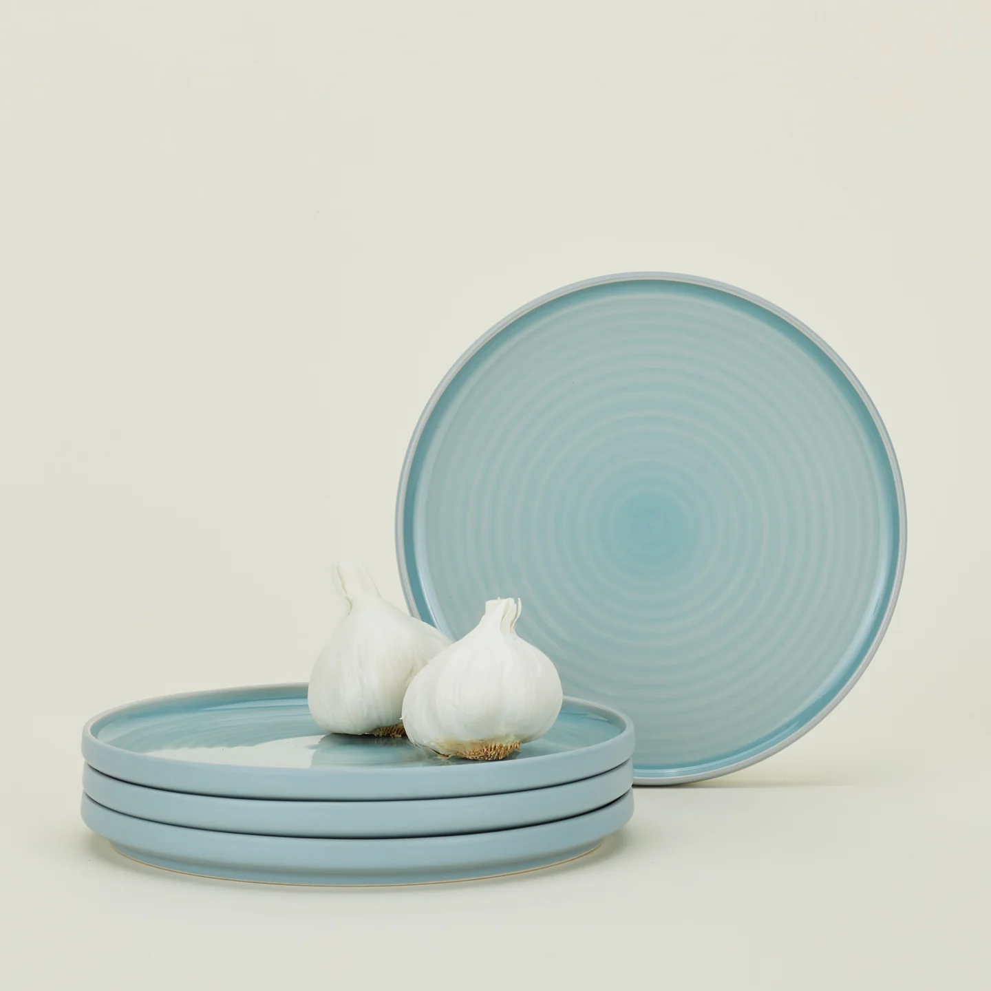 Essential Salad Plate, Set of 4 - Sky