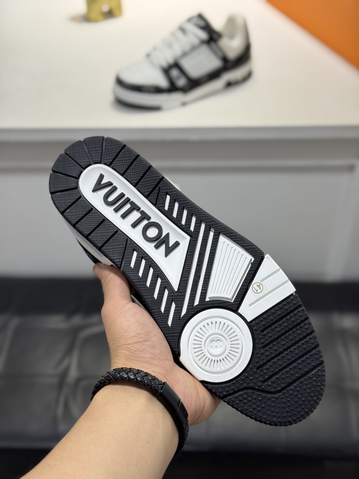 LV Louis vuitton Trainer Sneaker Low Virgil Abloh Monogram