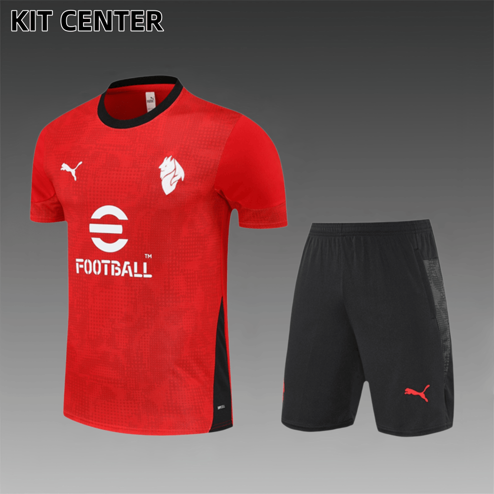 2025/2026 AC Milan Kids Short-Sleeve Training Kits (Kids kit)
