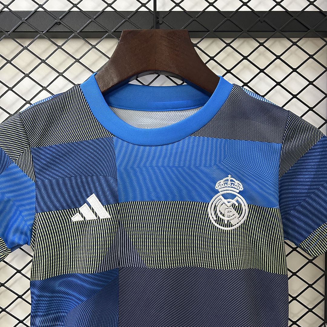 2025/2026 Real Madrid Pre-match Training Football Kids Kit socks