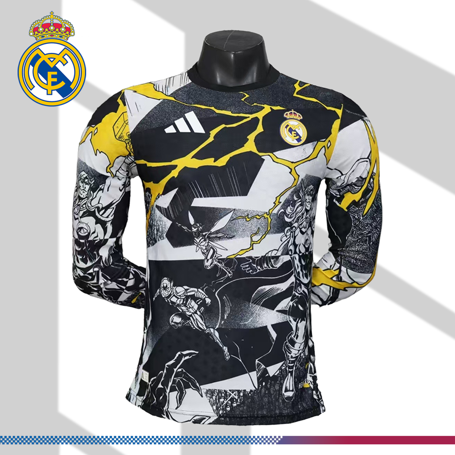 2025/2026 Real Madrid Special Edition long sleeves Football Shirt (Player Edition）