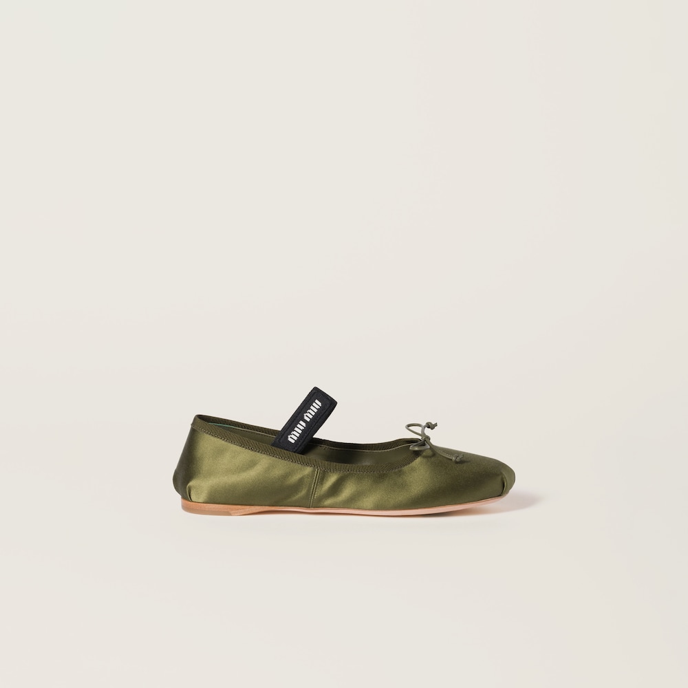 Satin ballerinas