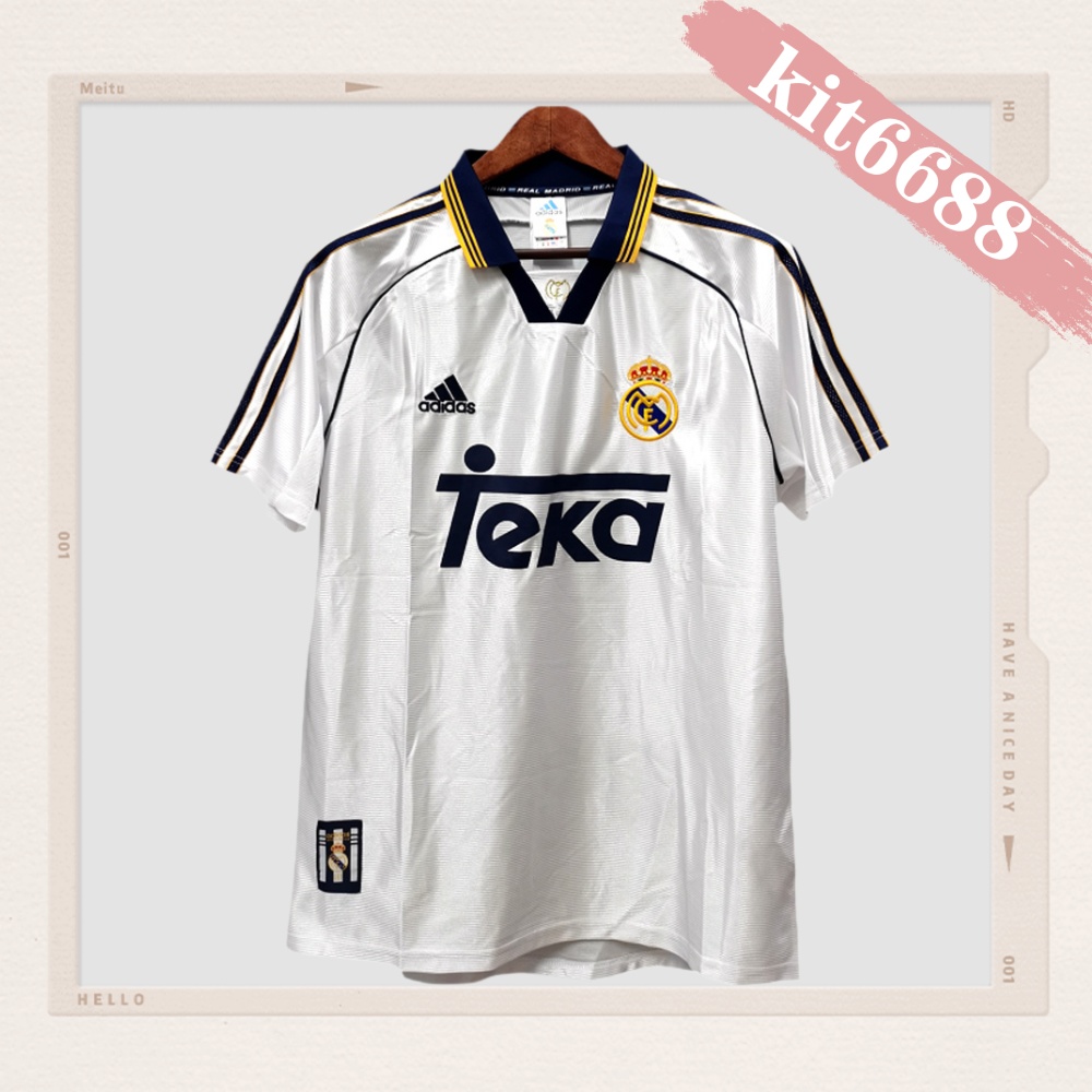 1998/2000 Real Madrid Home Retro Football Shirt