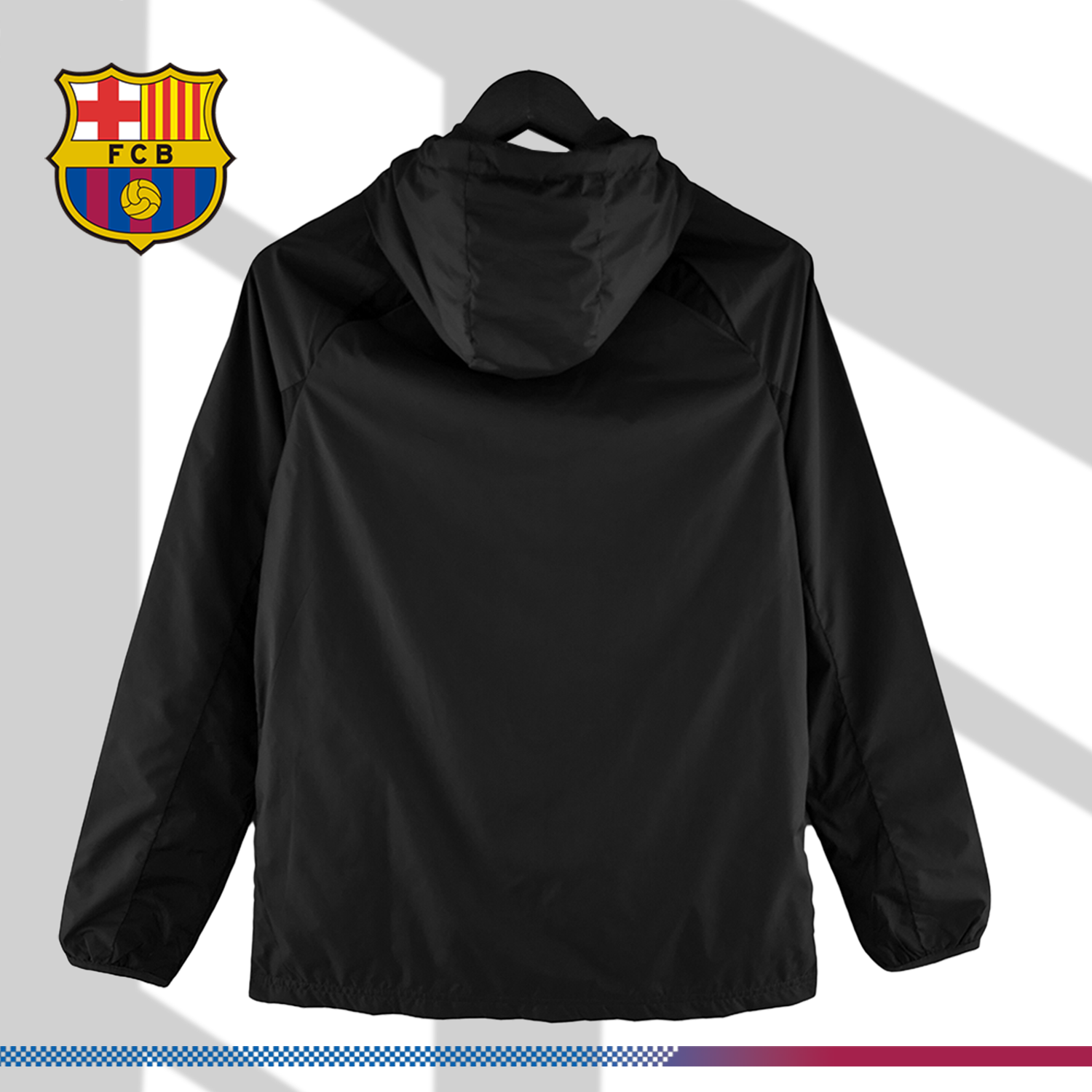 2025/2026 Barcelona Black Mamba Collaboration Hooded Windbreaker