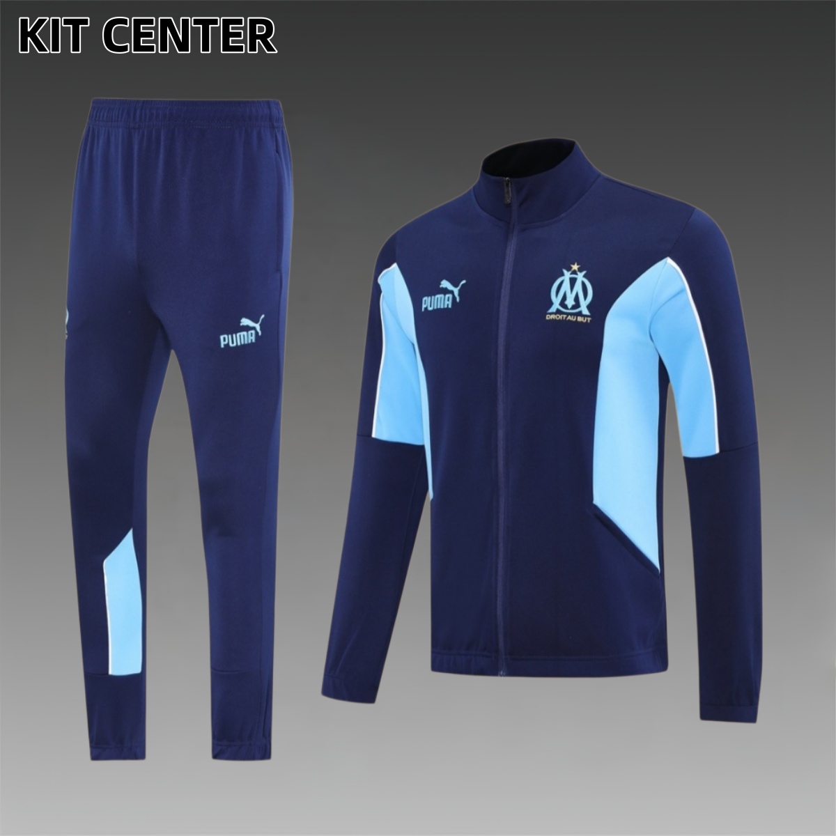 25/26 Marseille Full Zipper Training Suit (Adult Set)