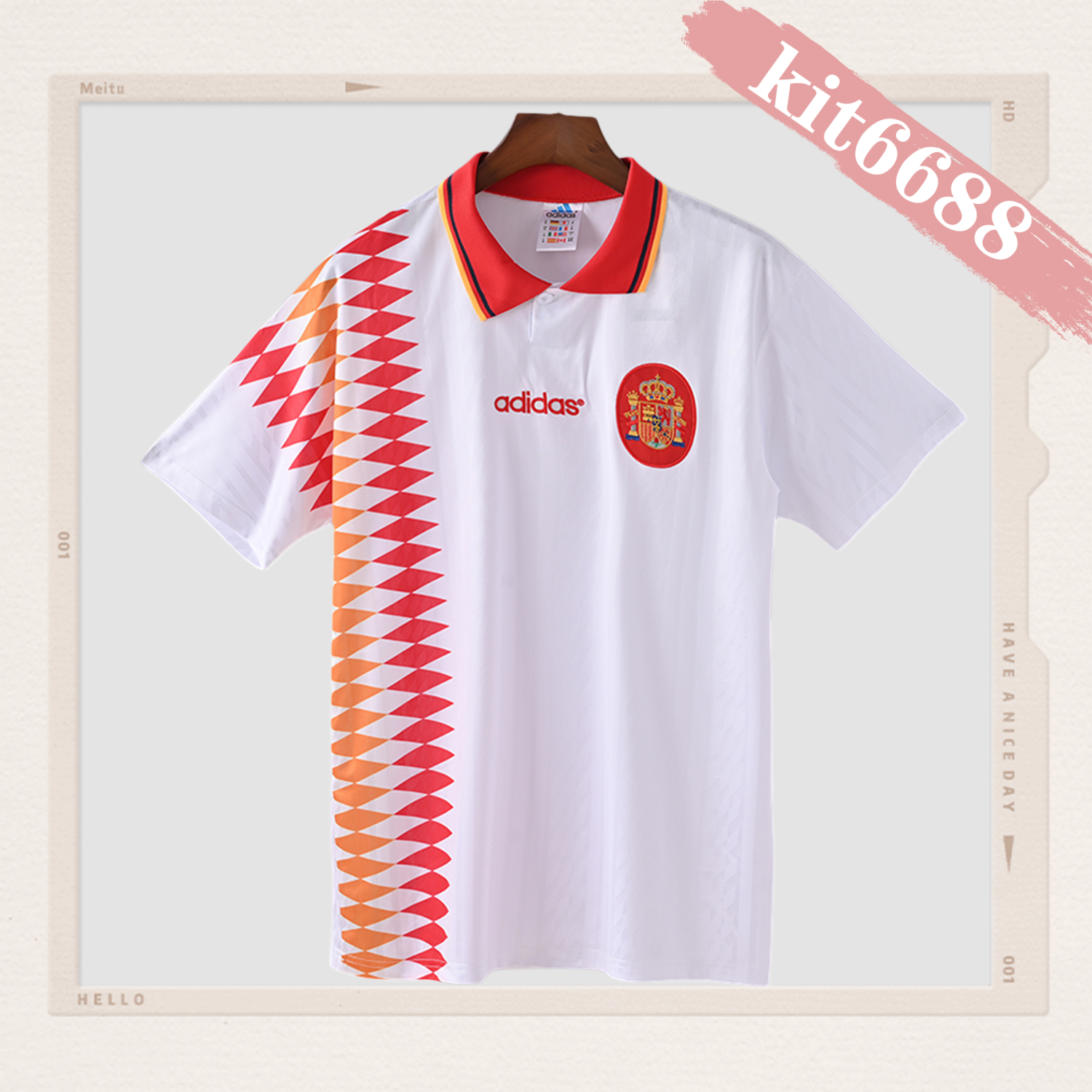 1994 Spain Away Retro Football Shirt