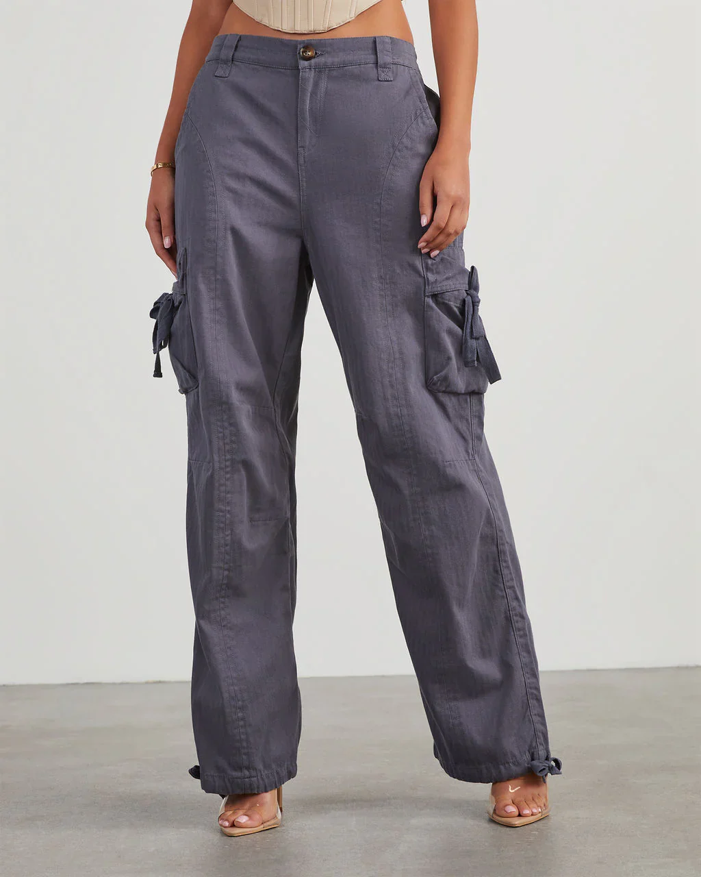 Never Give Up Cotton Cargo Pants