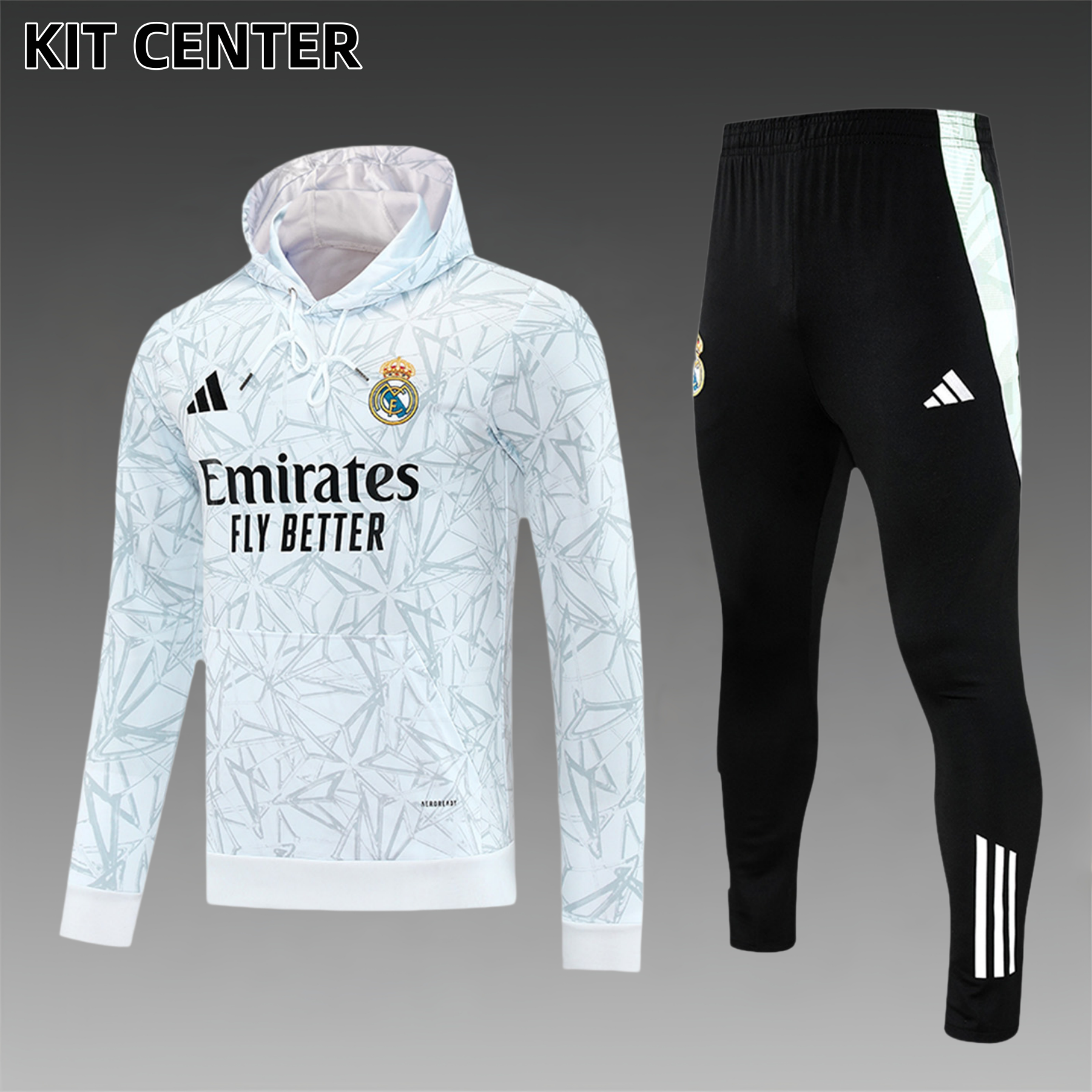 2025/2026 Real Madrid Adult Long Sleeve Hood Kit