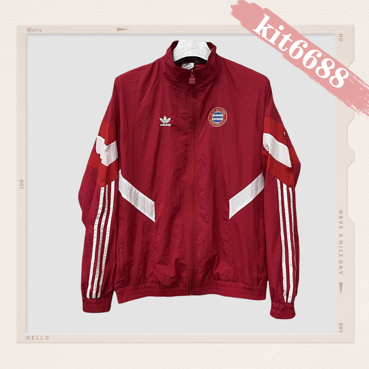 2025/2026 Bayern Munich Light Luxury Embroidered Windbreaker