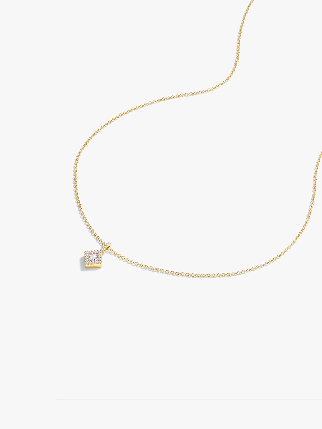 Princess-cut Crystal Necklace