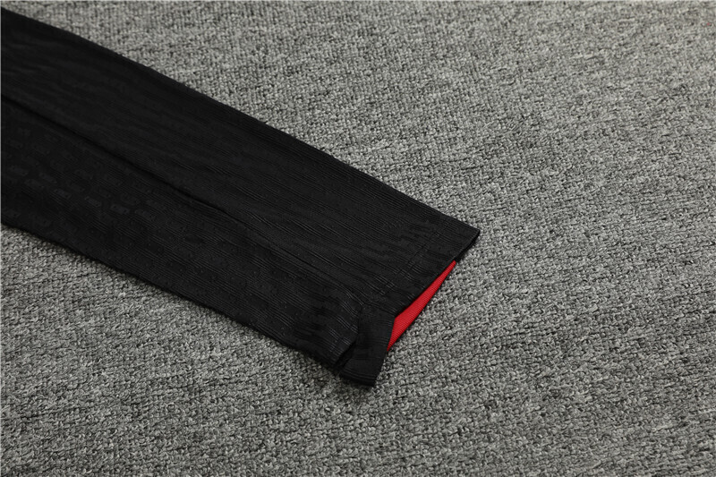 2425 Liverpool black Half Zip Training Kit (Adult Kids Kit)