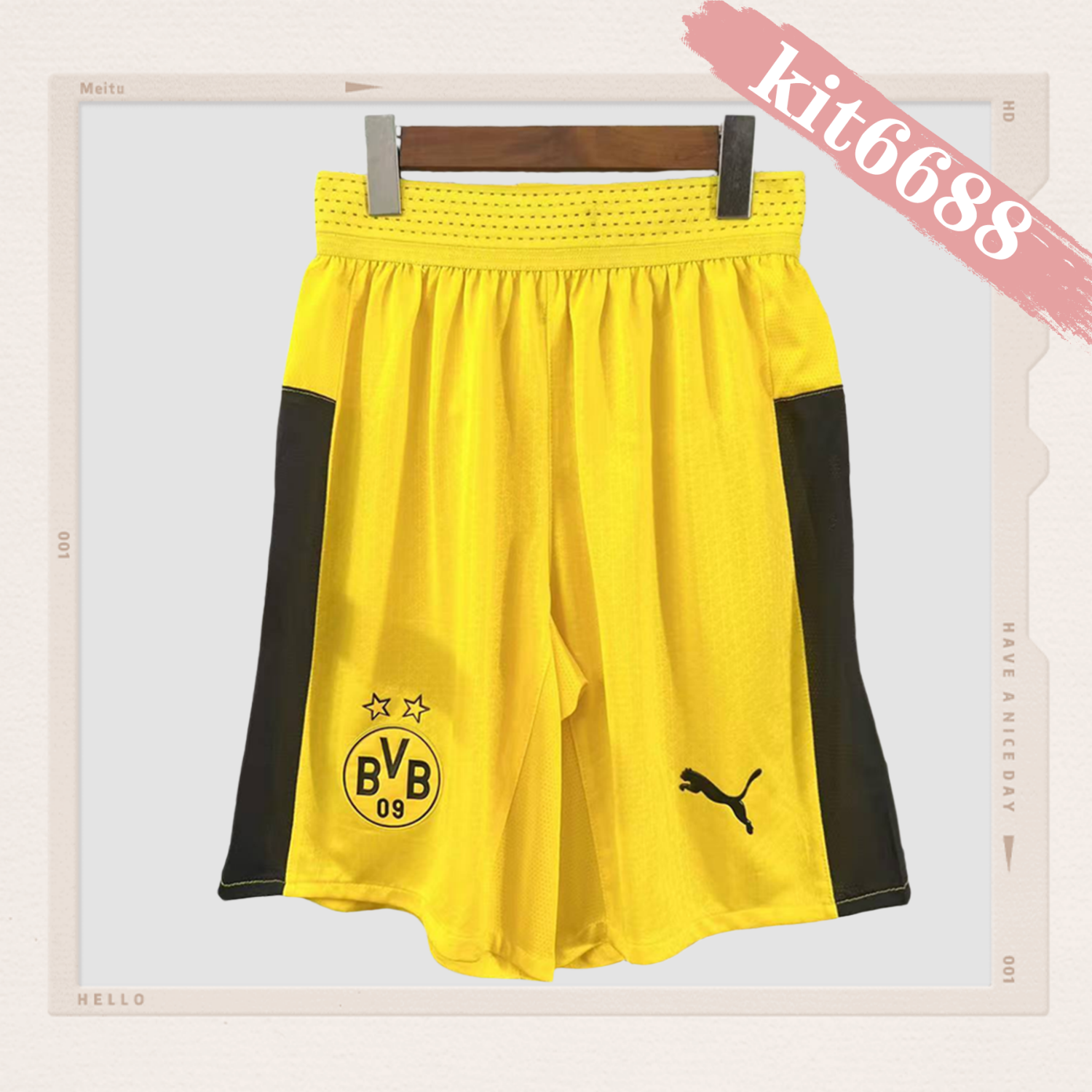2025/2026 Borussia Dortmund Home Shorts (Player Edition)