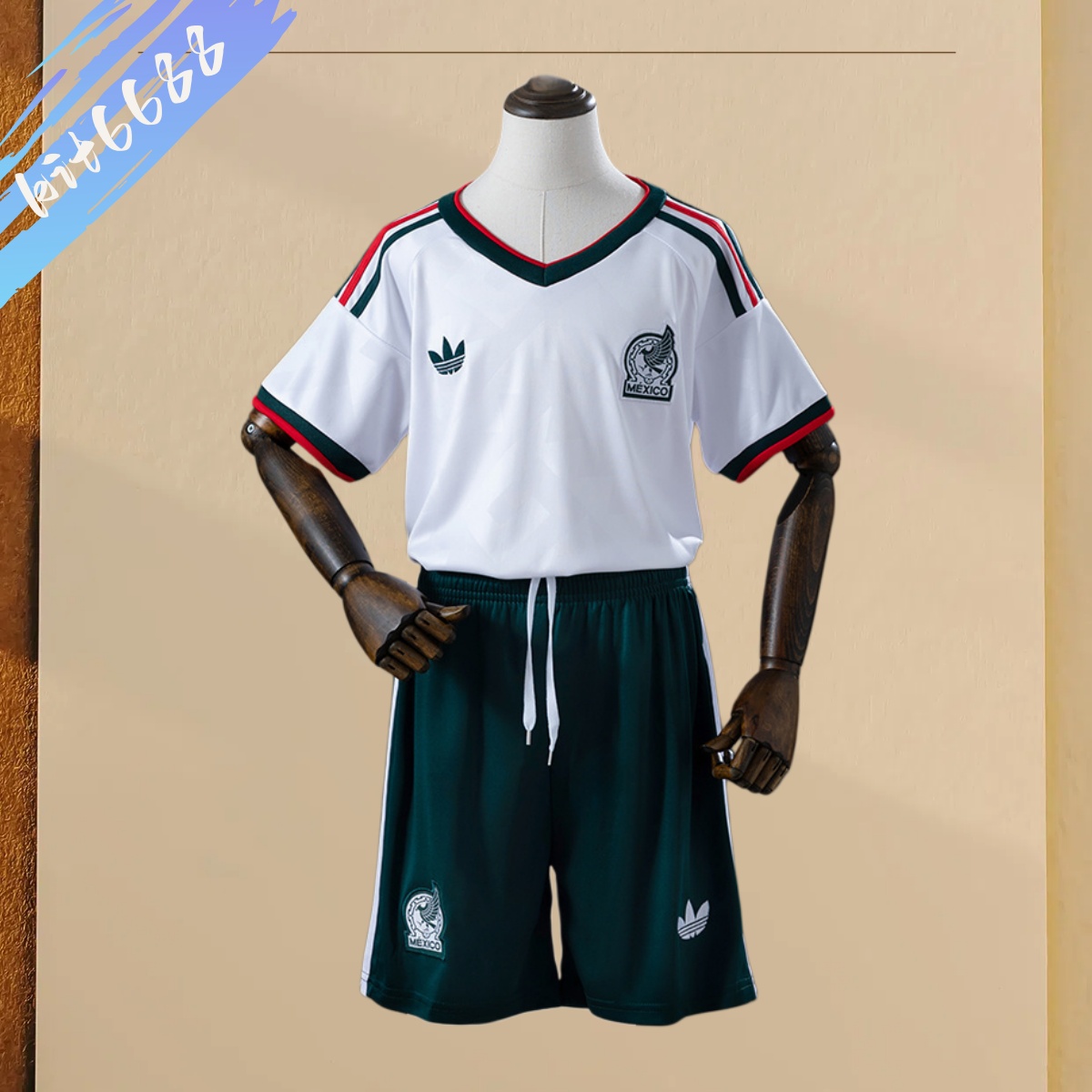 2026 Mexico Away Football Shirt (Adult Kids Kit socks )