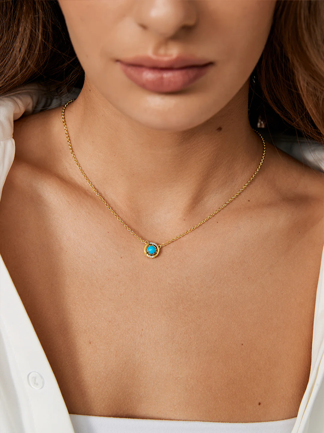 Halo Crystal Necklace